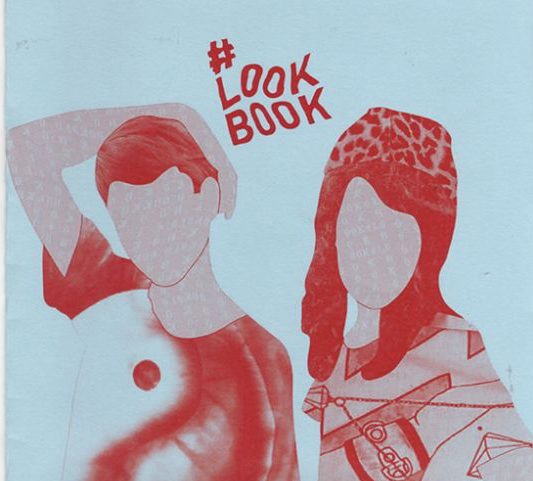 Exemplar e serigrafia do zine Look Book