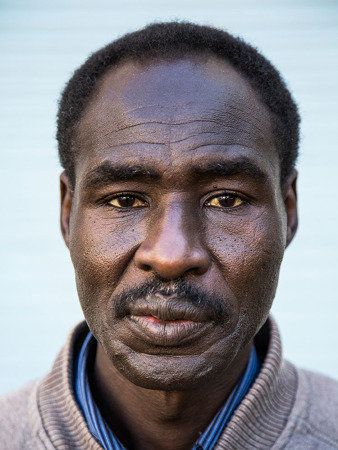 Fotografia de refugiado africano (Foto: Reproducão)
