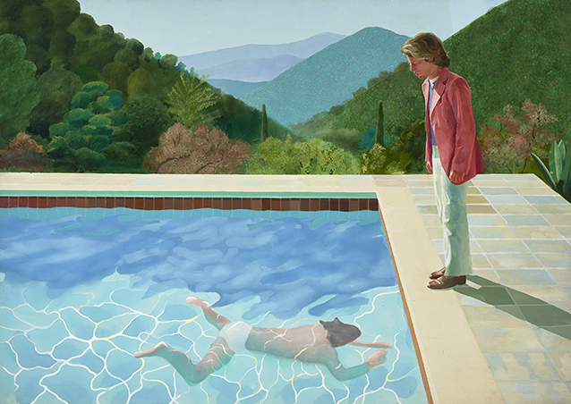 Portrait of an Artist (Pool with Two Figures) (1972), de David Hockney (Foto: Art Gallery of New South Wales/ Jenni Carter)