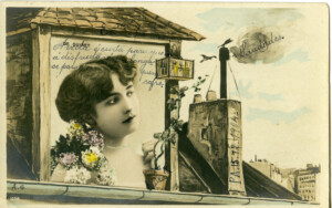 Cartão de 1900/1915, produzido pelo Estúdio Reutlinger, em Paris